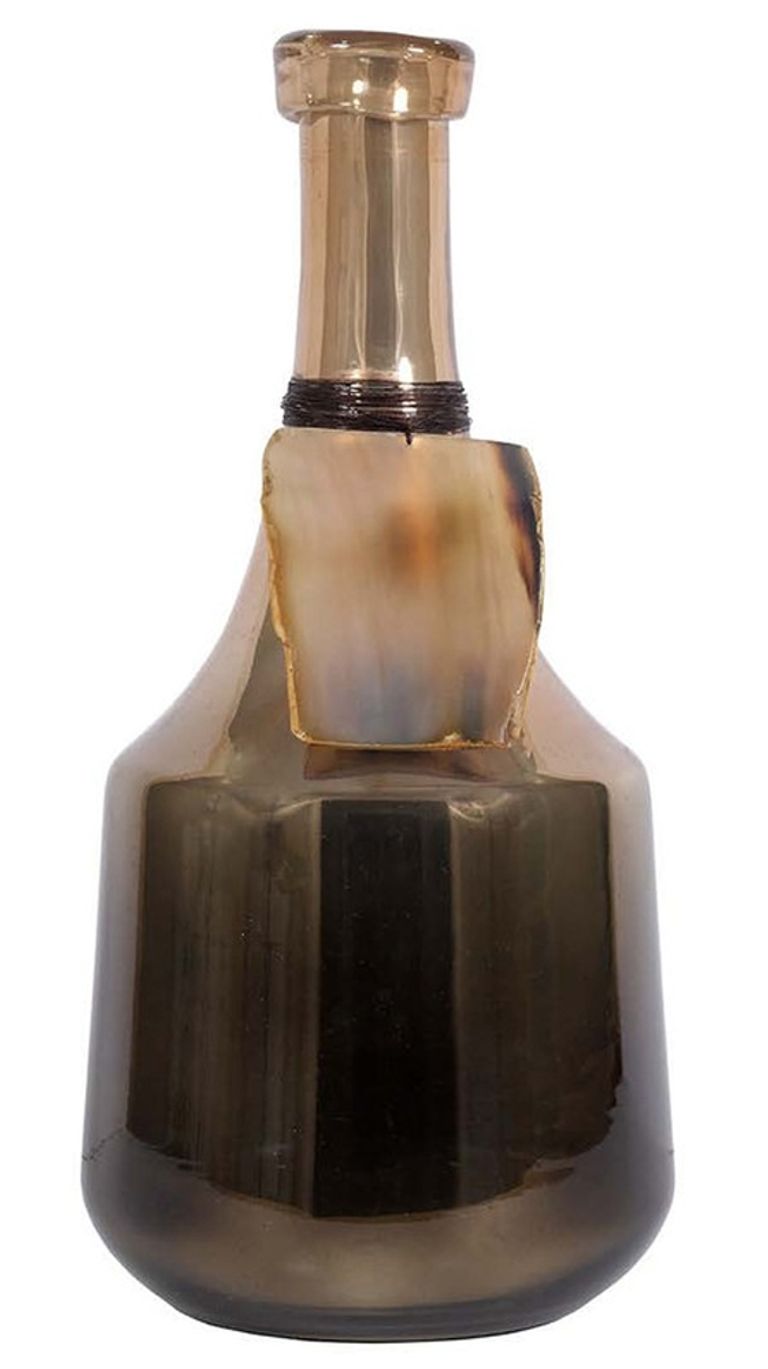 Alvar Bottle - Antiqued Gold