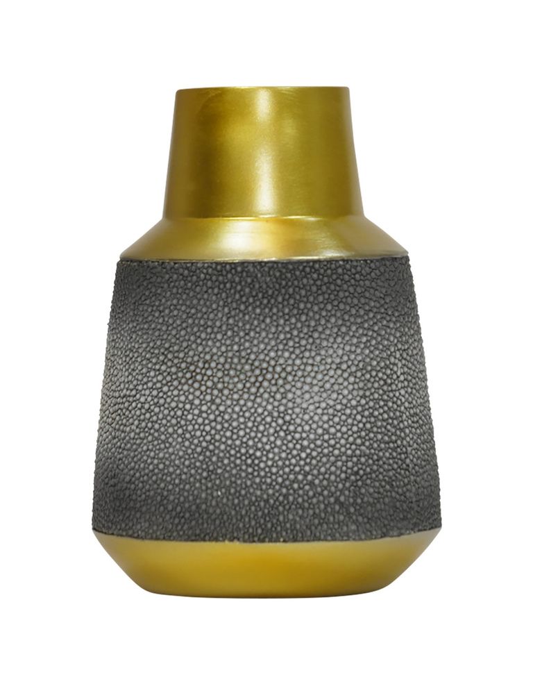 Asbury Vase - Dark Grey and White - Small - Set of 4