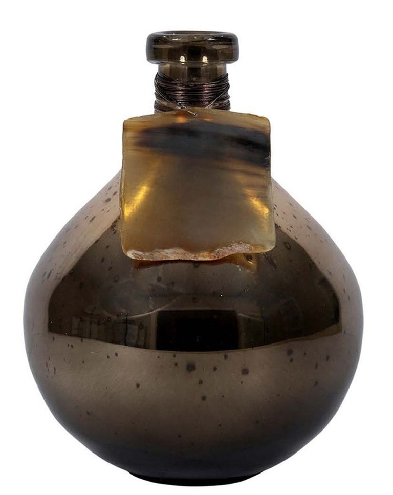 Savoy Bottle - Antiqued Amber