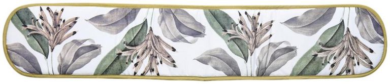 Birds of Paradise Double Oven Glove - White, Green, and Purple - Cotton - Set of 6