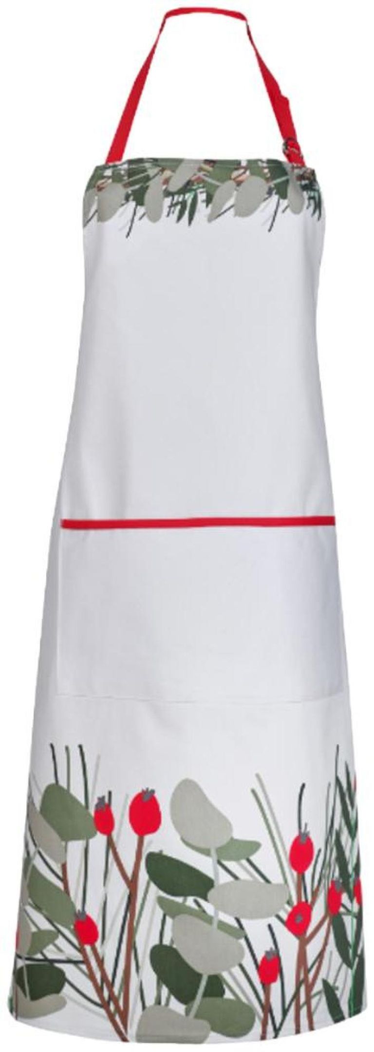 Christmas Craft Apron - White Linen