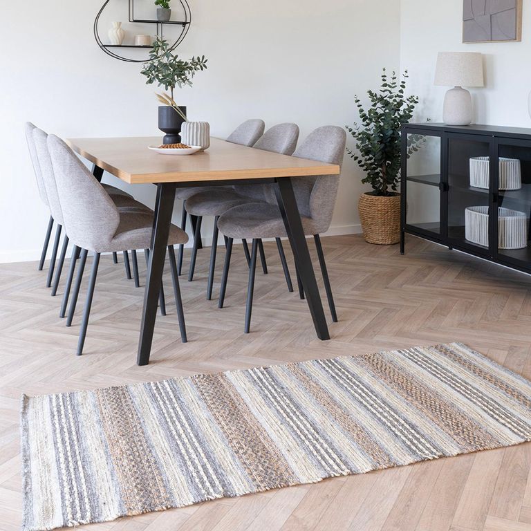 Morena Hallway Runner - Grey - 180cm x 80cm