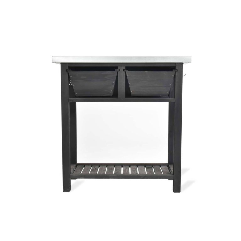 Moreton Outdoor Black Potting Storage Unit