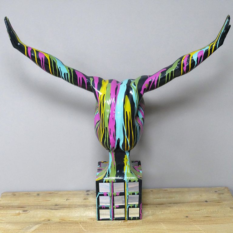 Multi-Colour Man Statue - Resin