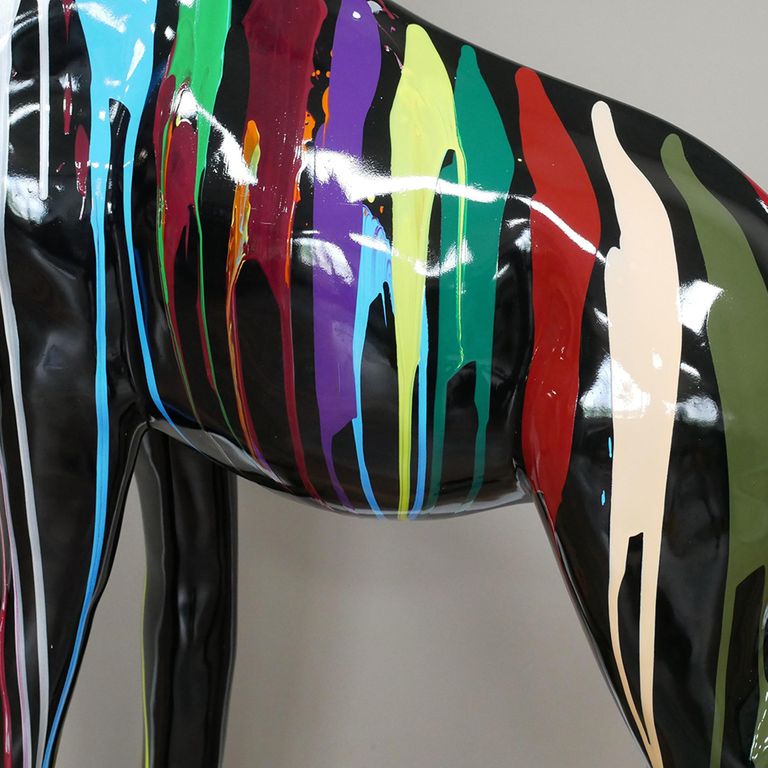 Giraffe Statue - Small - Multi-Coloured - Resin