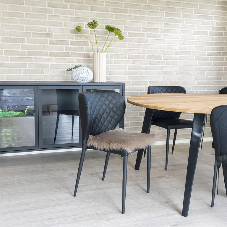 Seat Cushion - Faux Lambskin - Mushroom