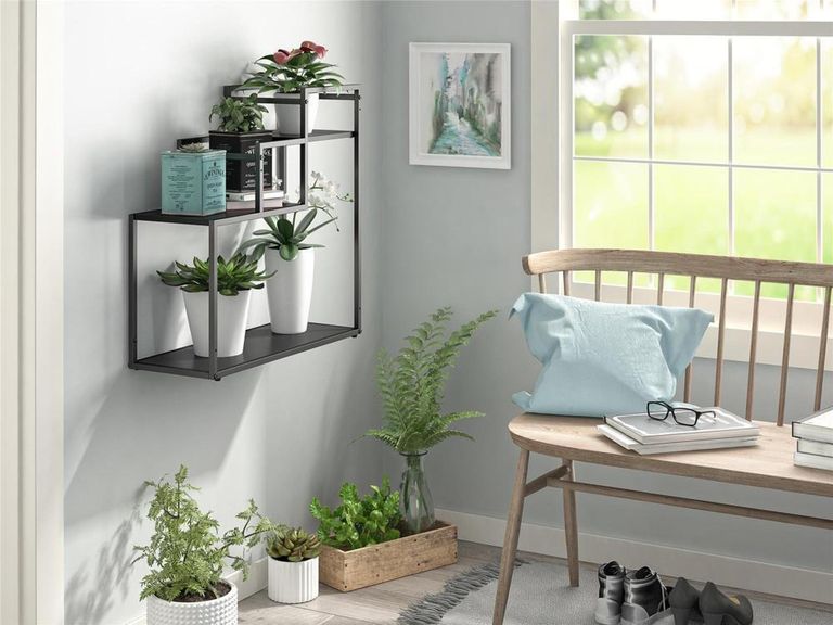 Nowata Weston Black Oak Plant Stand - 1970335COMNUK