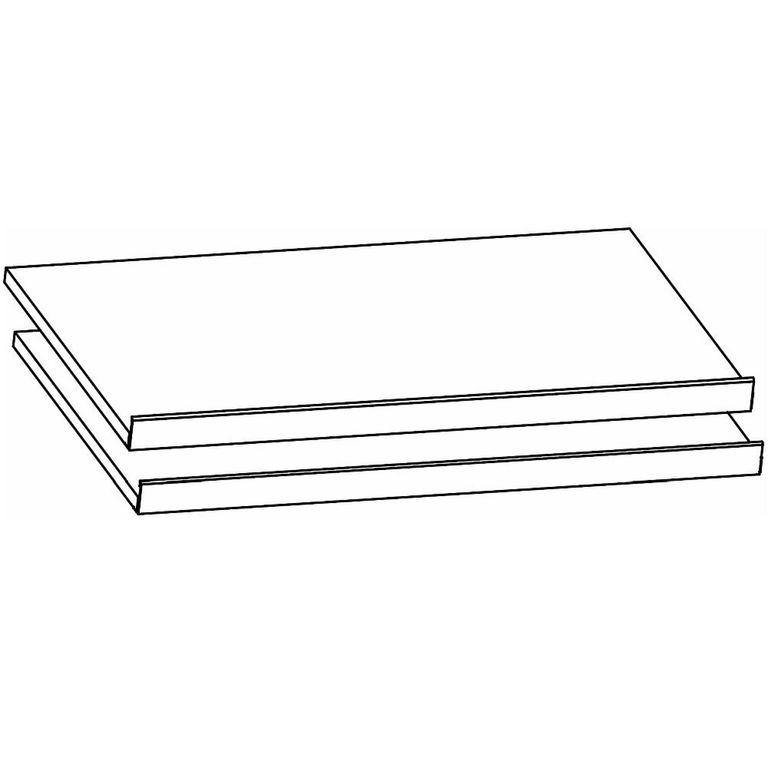 Rauch Blue 67.5cm Width Compartment Shoe Shelves