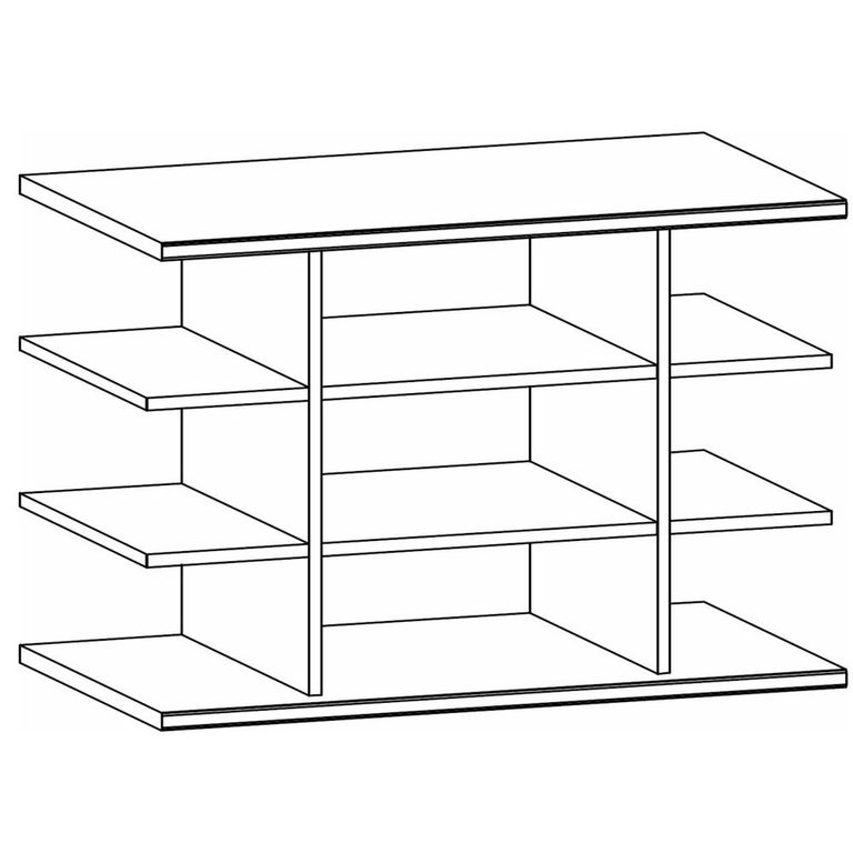 Rauch Orange 90cm Width Compartment Shelf Commitment For Sliding Wardrobe