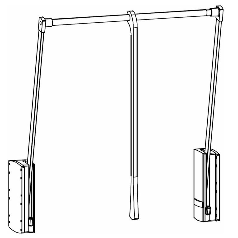 Rauch Orange Plus 80cm Width Compartment Clothes Lift