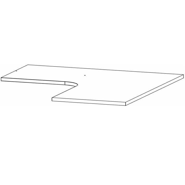 Rauch Orange Plus Corner Wardrobe Shelf