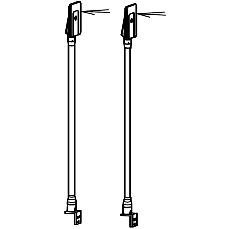 Rauch Orange Plus Loft Black LED Light - Set of 2