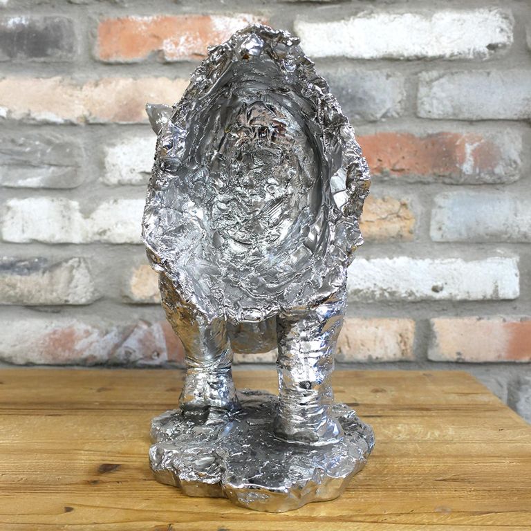 Rhino Head Statue - Set of 2 - Resin