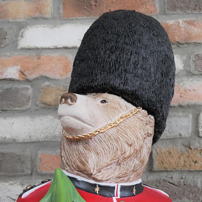 Royal Guard Bear Statue - Resin