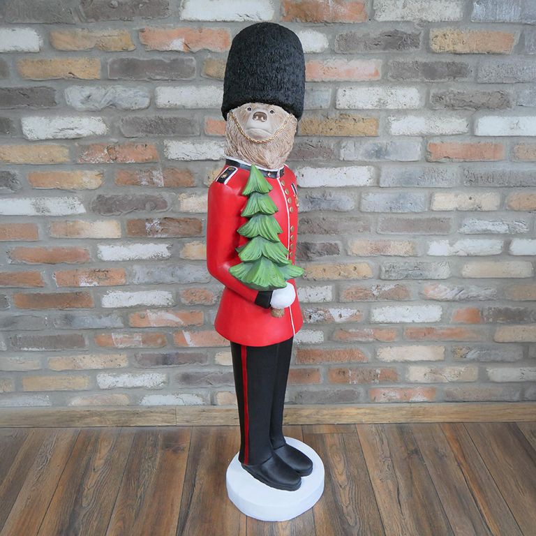 Royal Guard Bear Statue - Resin