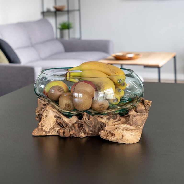 San Marino Waterdrop - Teakwood & Glass