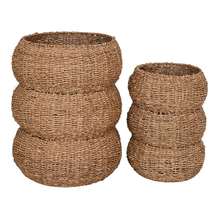 Sarbas Basket - Set of 2 - Seagrass - Natural