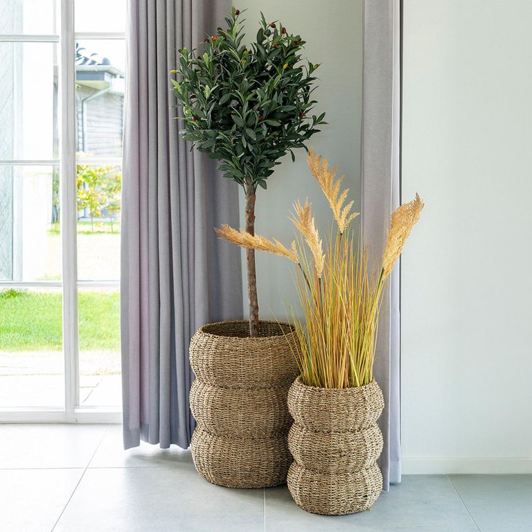 Sarbas Basket - Set of 2 - Seagrass - Natural