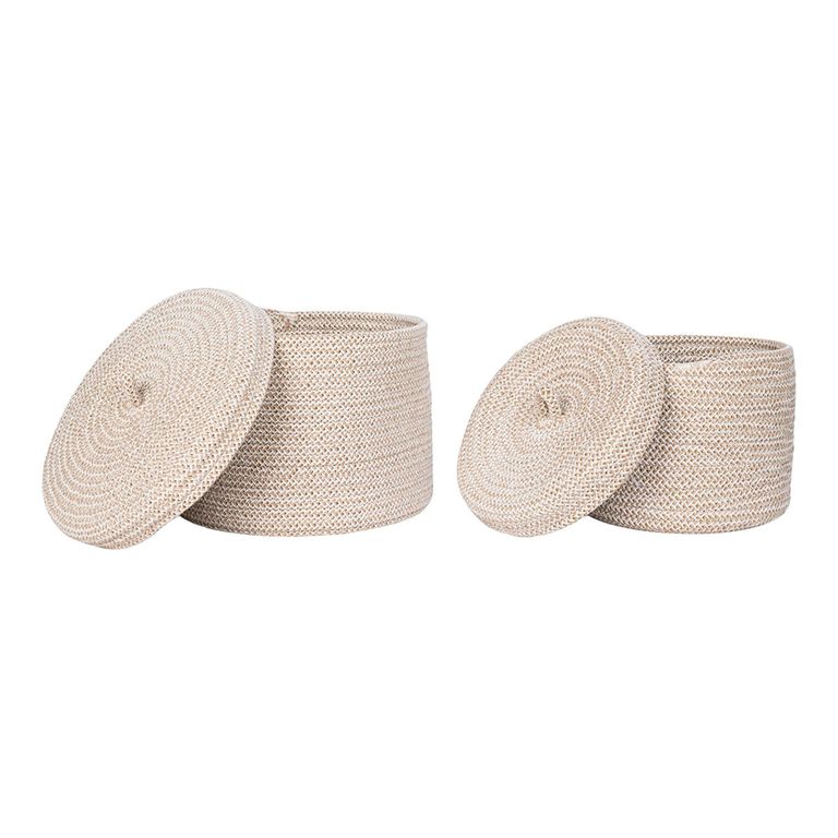 Sebal Basket - Set of 2 - Cotton - Beige