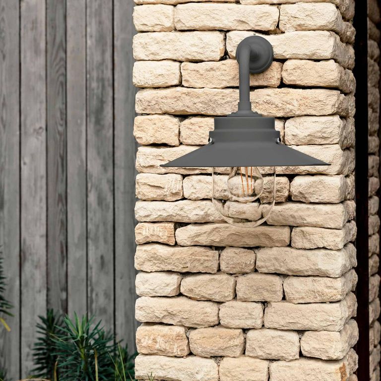 Semington Wall Light Carbon Steel