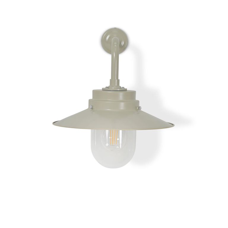 Semington Wall Light Clay Steel