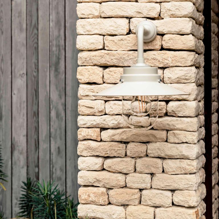 Semington Wall Light Clay Steel