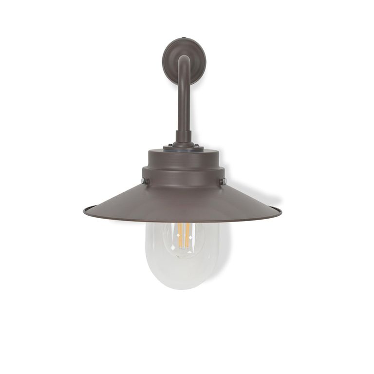 Semington Wall Light Coffee Bean Steel