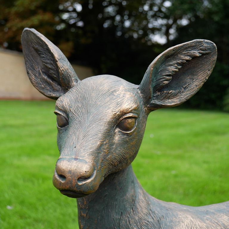 Deer Outdoor Statue - Small - Resin