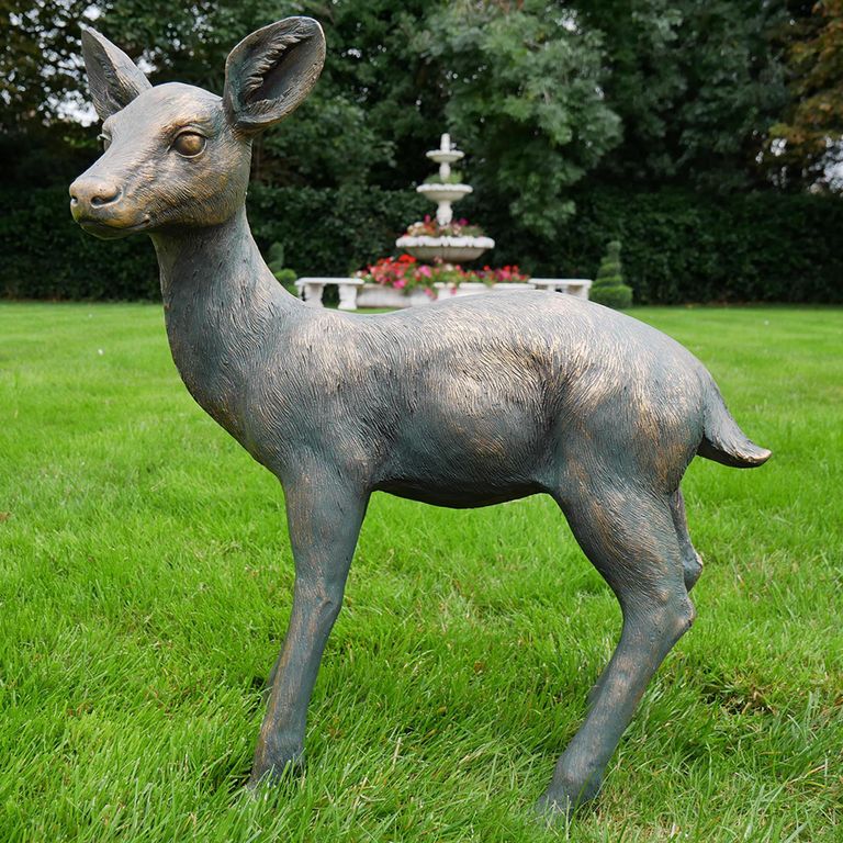 Deer Outdoor Statue - Small - Resin