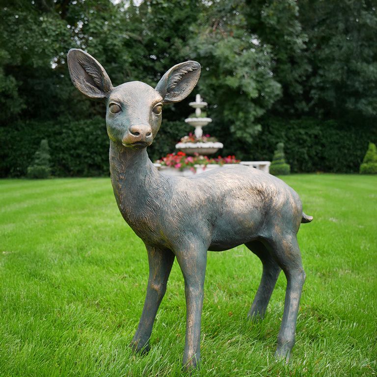 Deer Outdoor Statue - Small - Resin