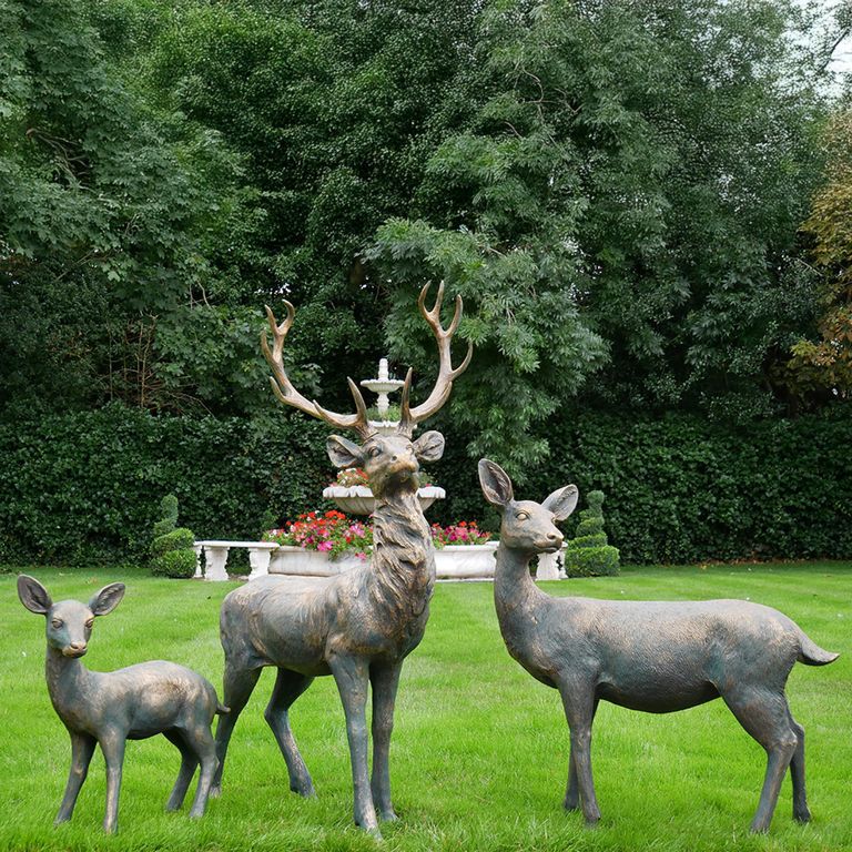 Deer Outdoor Statue - Small - Resin