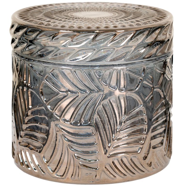 Smoked Glass Jar - Set of 2