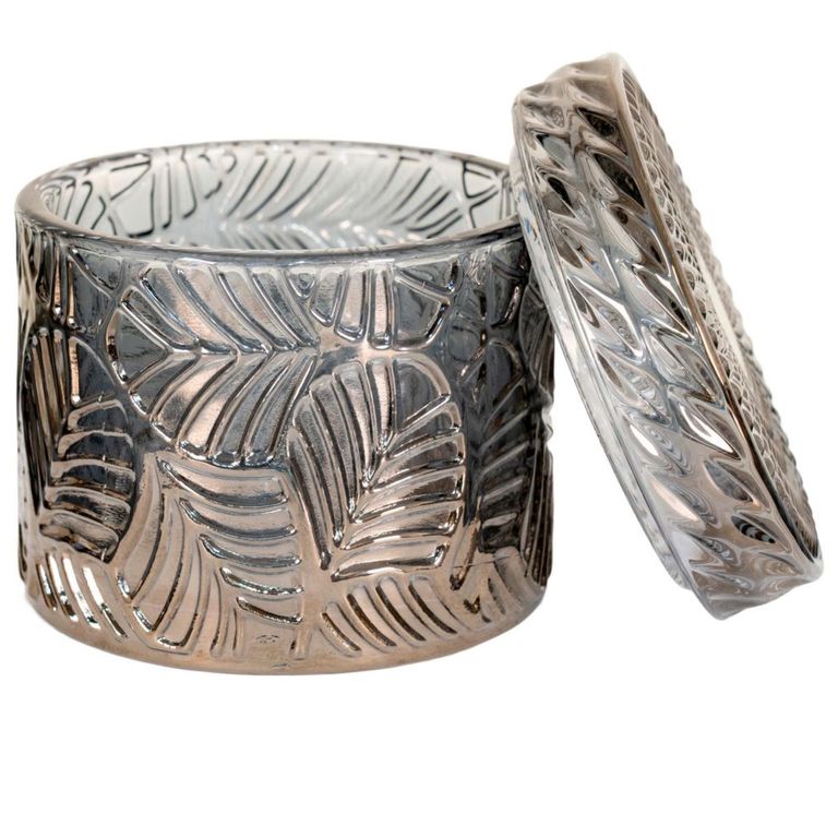 Smoked Glass Jar - Set of 2