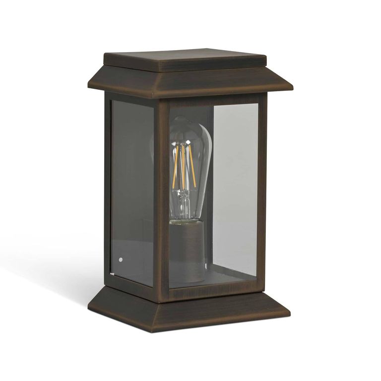 Stourton Wall Light Antique Bronze Steel