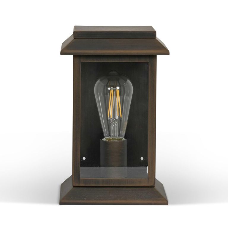 Stourton Wall Light Antique Bronze Steel