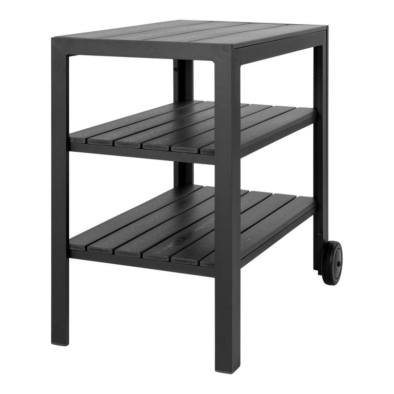 Taormina Tea Trolley - Black - Wood