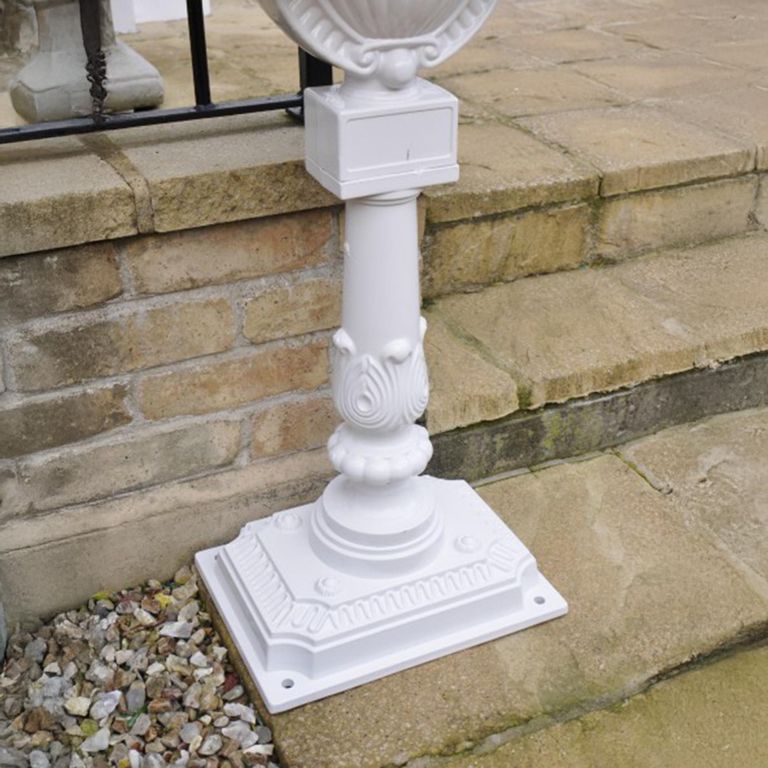 Post Box - White Aluminium