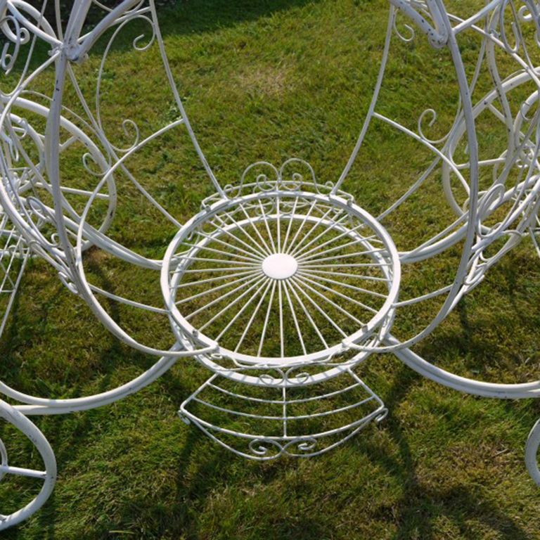 Cinderella Carriage - White Metal - Resin