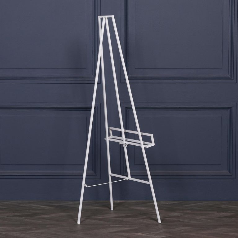 Metal Easel - White