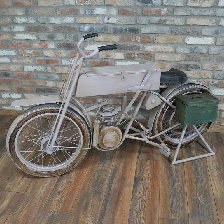 Bar Unit - Grey Metal - Motorcycle Style