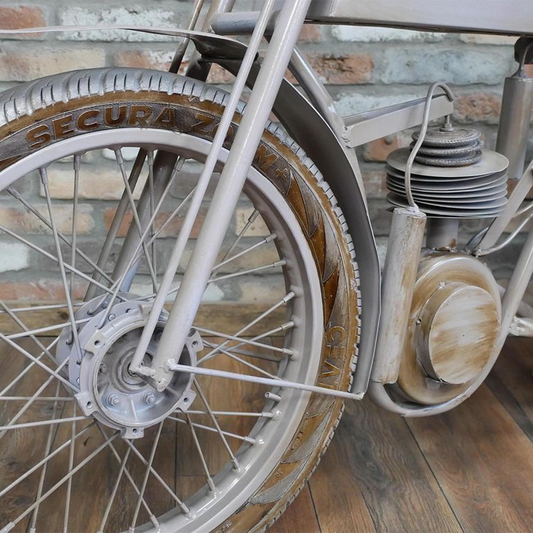 Bar Unit - Grey Metal - Motorcycle Style