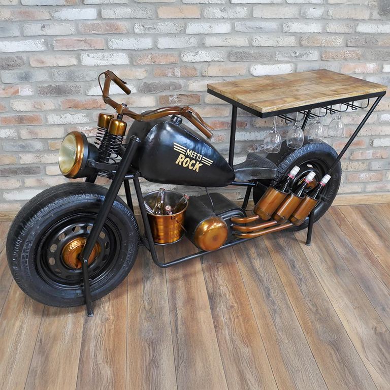 Bar Unit - Meet Rock - Black Metal - Motorbike Style