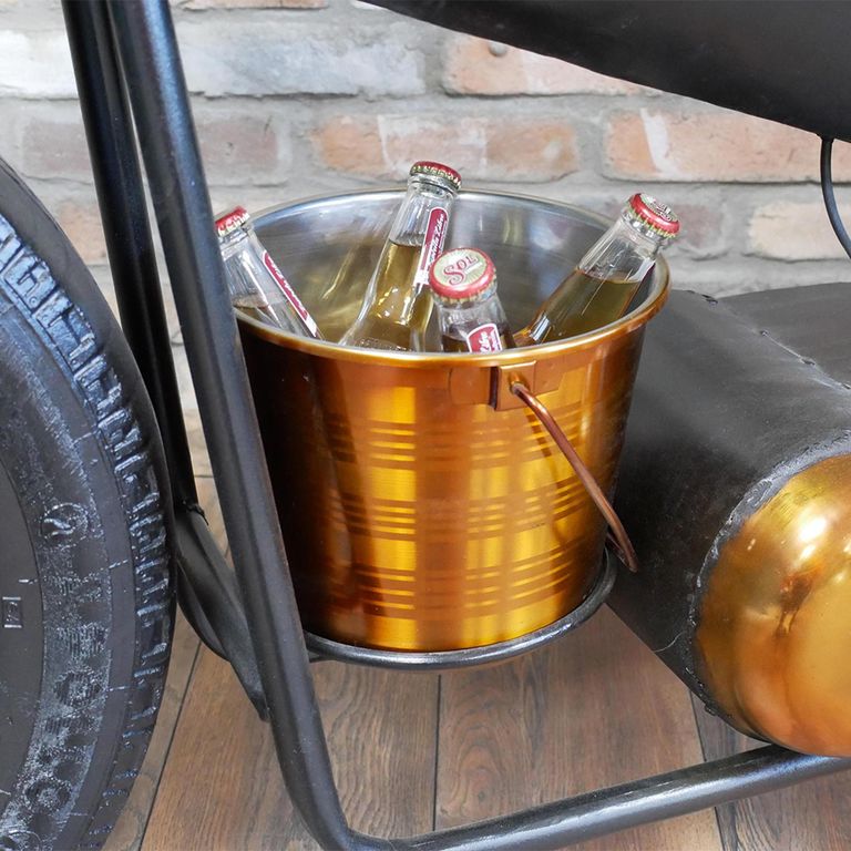 Bar Unit - Meet Rock - Black Metal - Motorbike Style