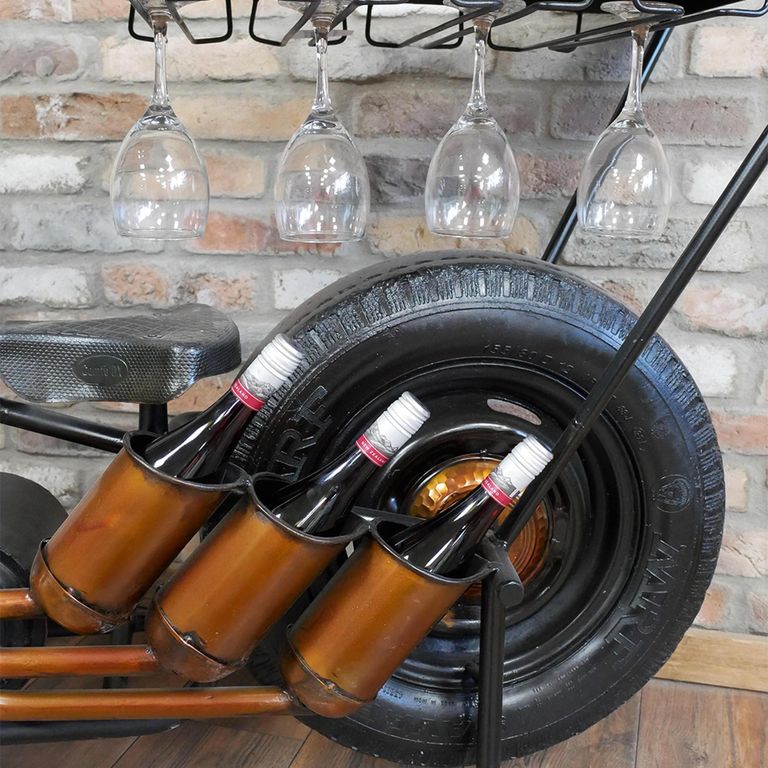 Bar Unit - Meet Rock - Black Metal - Motorbike Style