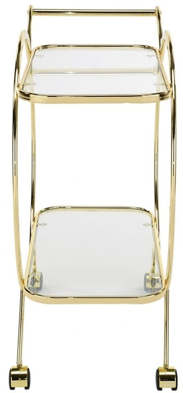 Harry Drink Trolley - Glass and Gold