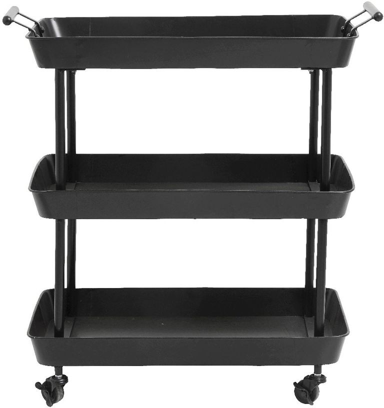 Black Trolley Table
