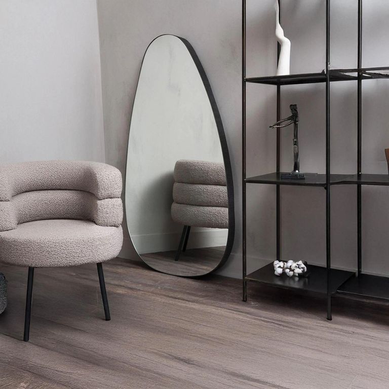 Organic Cheval Mirror - Bronze Metal - 86cm x 150cm