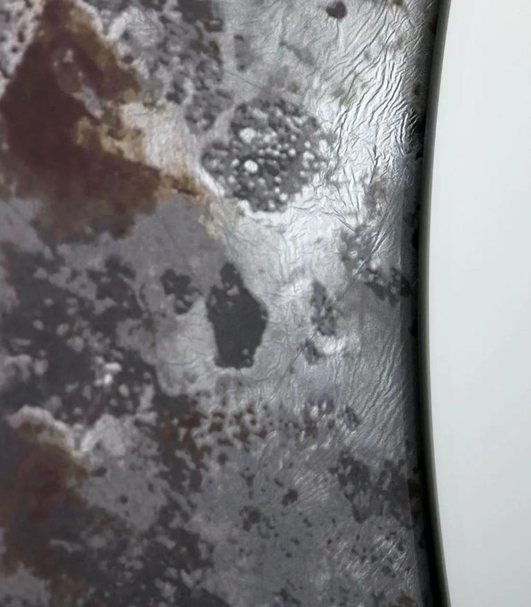 Aspen Wall Mirror - Silver - Round - Dia 80cm