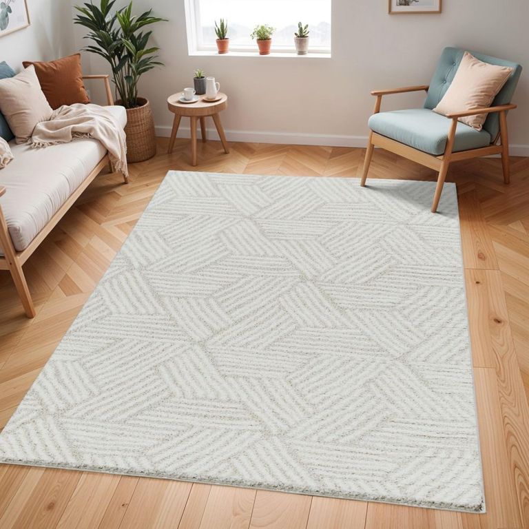 Cloudy Rug - High Pile Shaggy - CDG2319 - Beige - Sizes Available