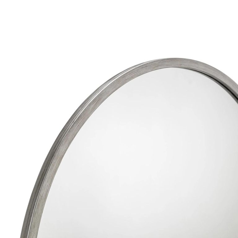 Octave Wall Mirror - Round - Pewter